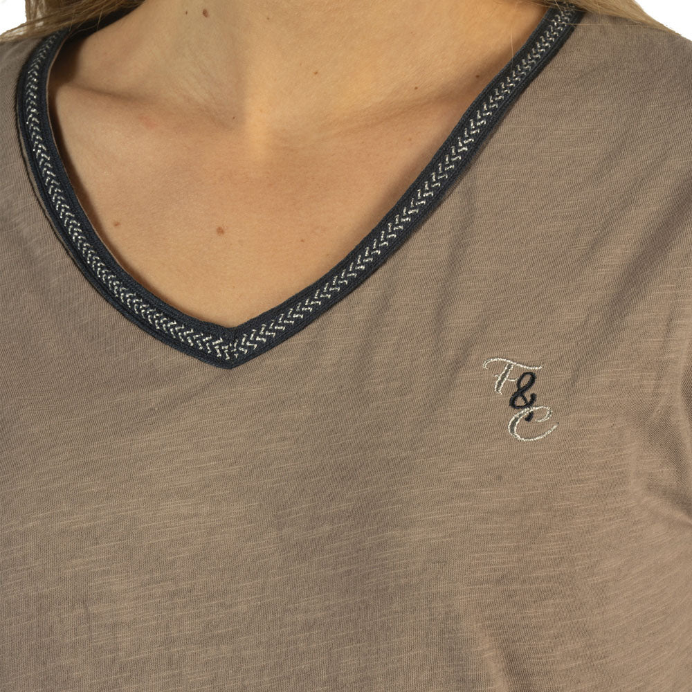 Tee-shirt pour femme du XXS au XXL Flags and Cup Janina