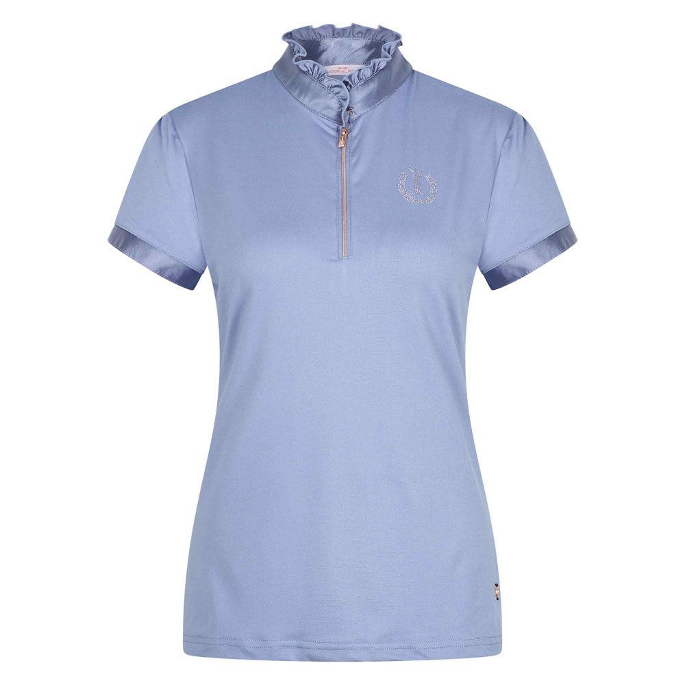 Polo à manches courtes pour femmes du XS au XXL Imperial Riding Anna bleu ciel