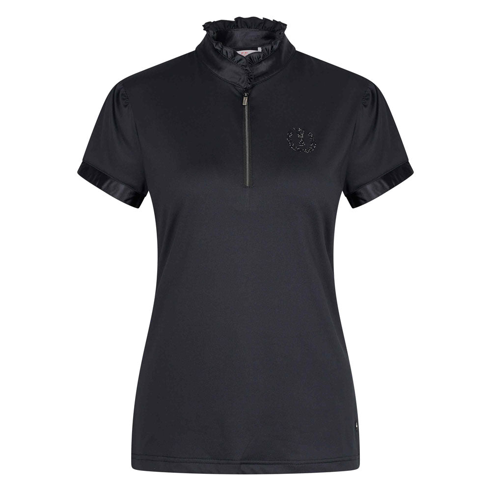 Polo à manches courtes pour femmes du XS au XXL Imperial Riding Anna noir