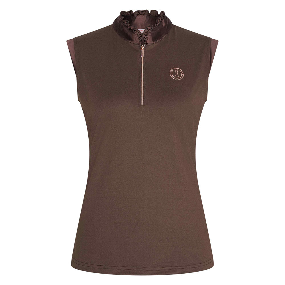 Top sans manches pour femmes du XS au XXL Imperial Riding Anna marron