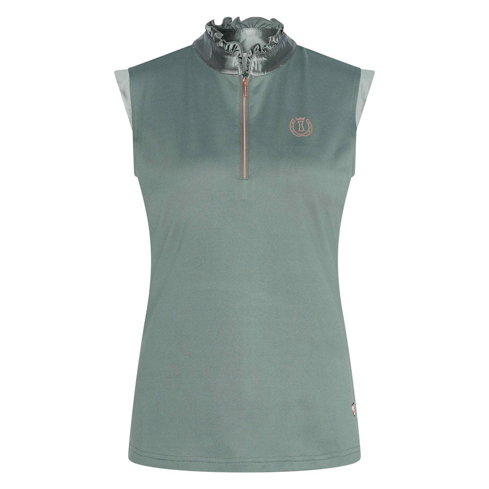 Top sans manches pour femmes du XS au XXL Imperial Riding Anna vert sauge
