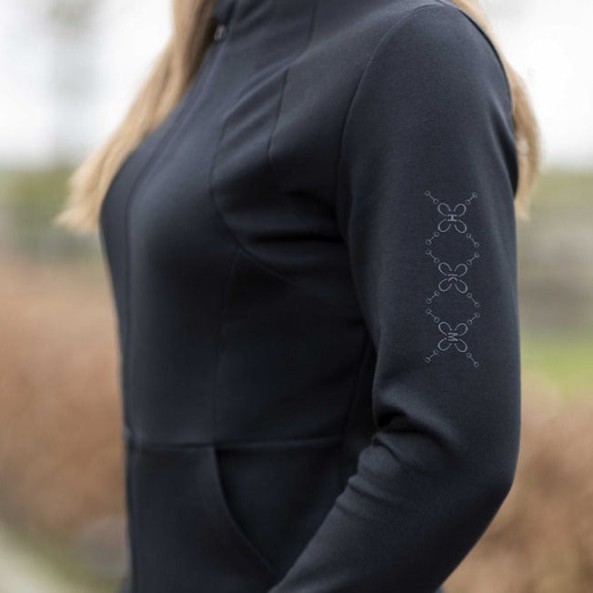 Veste technique légère pour cavalières du XS au XXL HKM Roseweeod noir