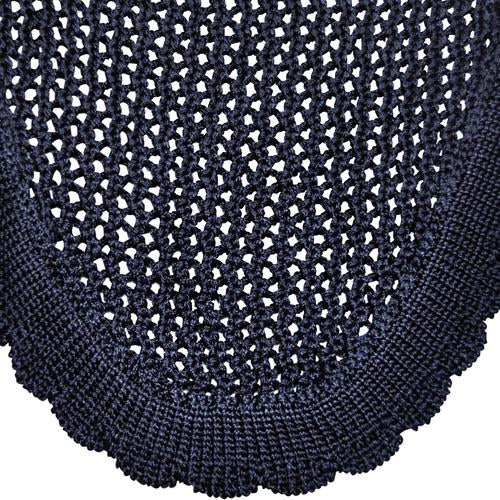 Bonnet anti-mouches pour chevaux Privilège Equitation Palm Beach marine uni