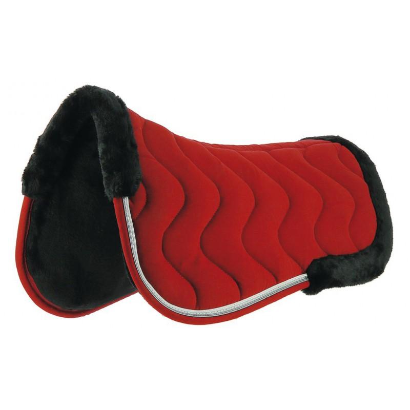 Amortisseur de dos pour chevaux Equithème Jump Pro rouge