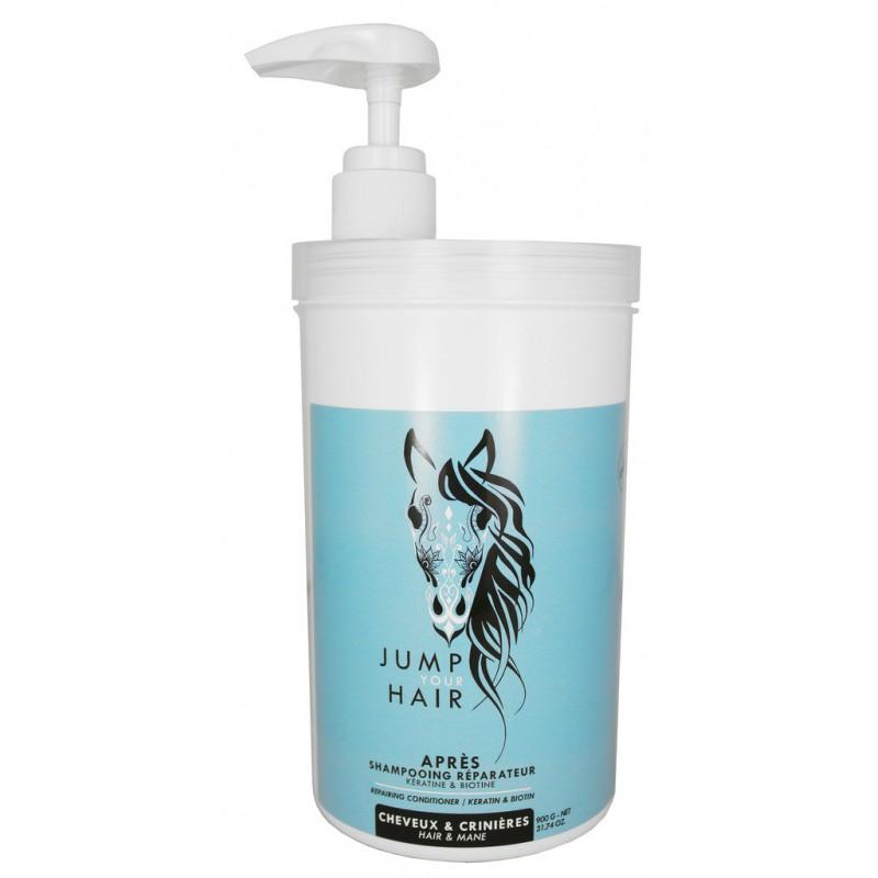 Après-shampooing réparateur Jump Your Hair pour cheveux et crins enflacon-pompe de 900grs
