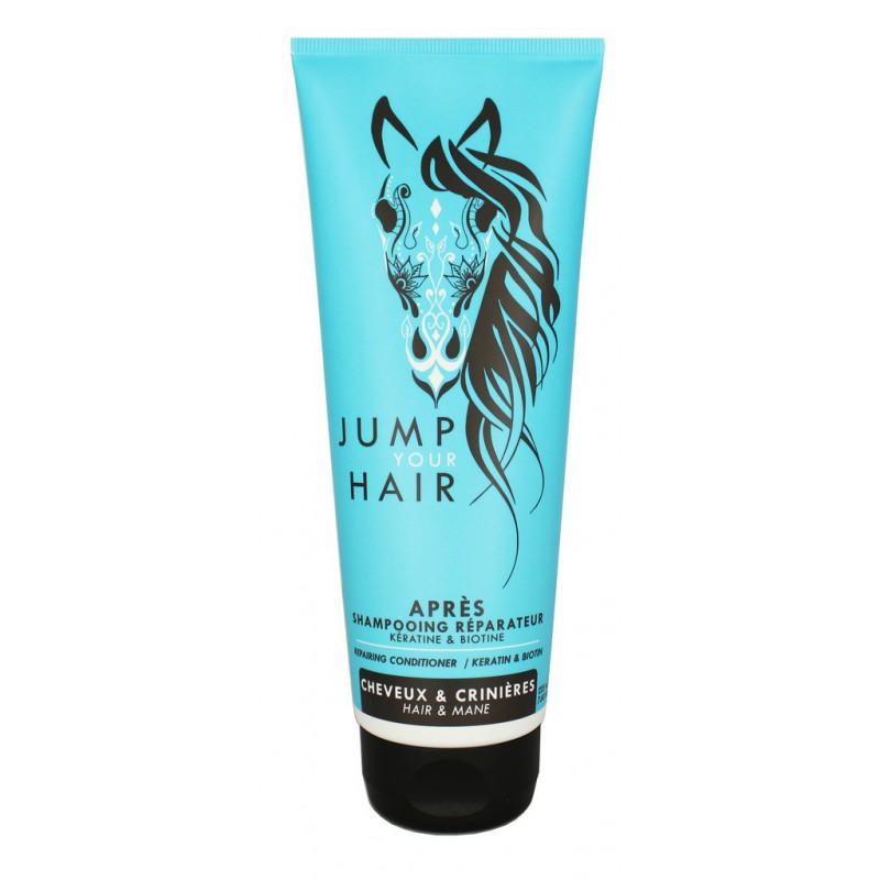 Après-shampooing réparateur Jump Your Air pour cheveux et crins en tube de 225ml