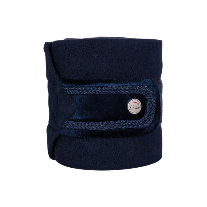 Bandes polaires pour poneys et chevaux HKM Mellow Velvet marine