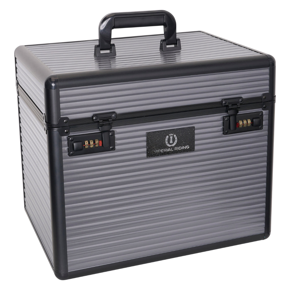 Boîte de pansage Imperial Riding Shiny Classic anthracite