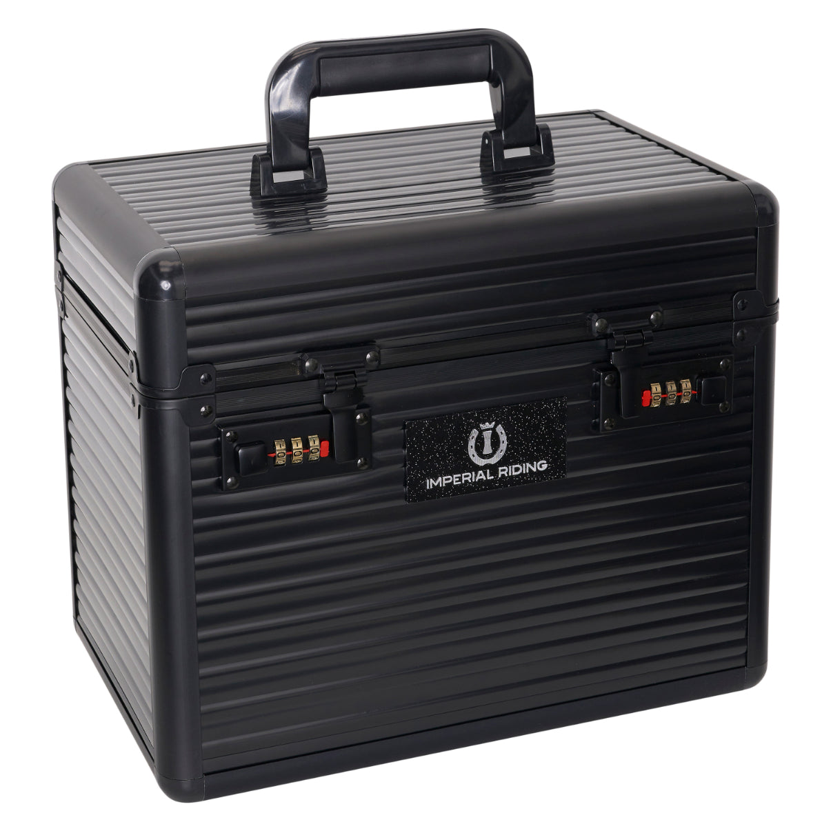 Boîte de pansage Imperial Riding Shiny Classic Small noir