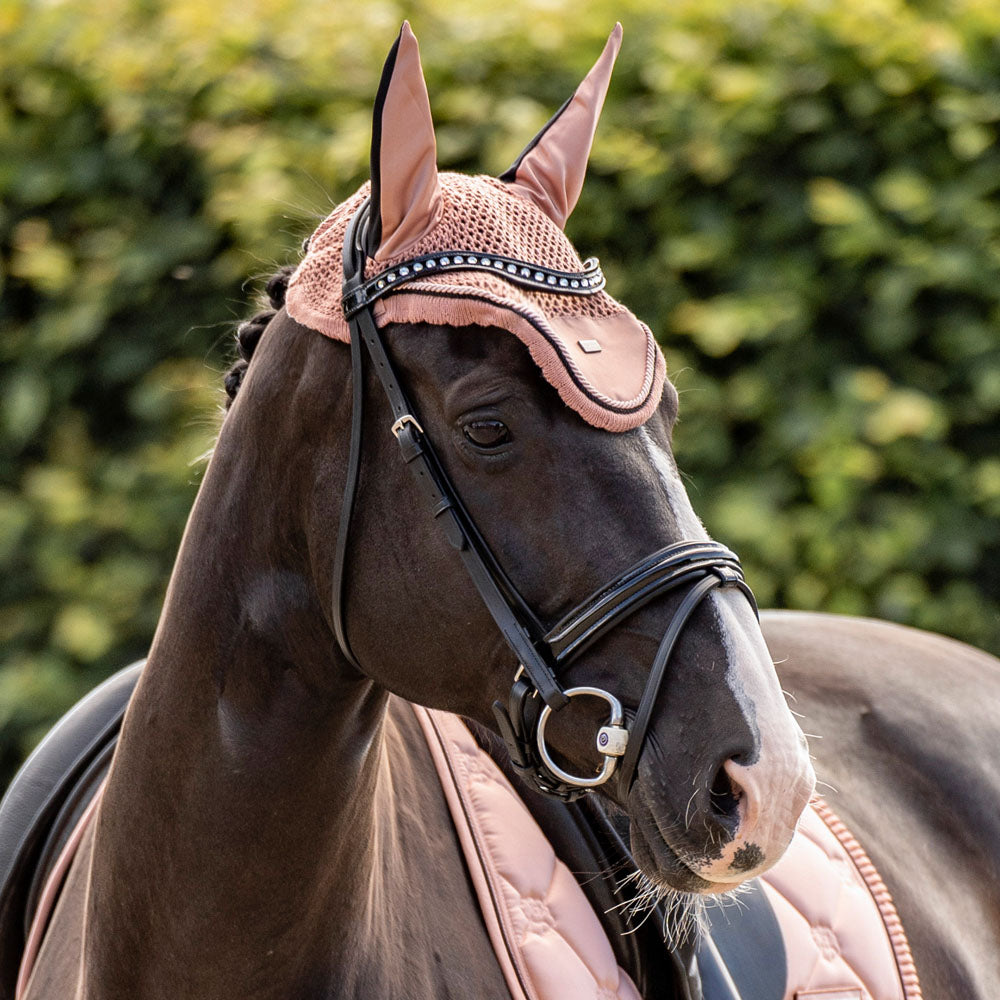 Bonnet anti-mouches pour chevaux Imperial Riding Lovely rosegold