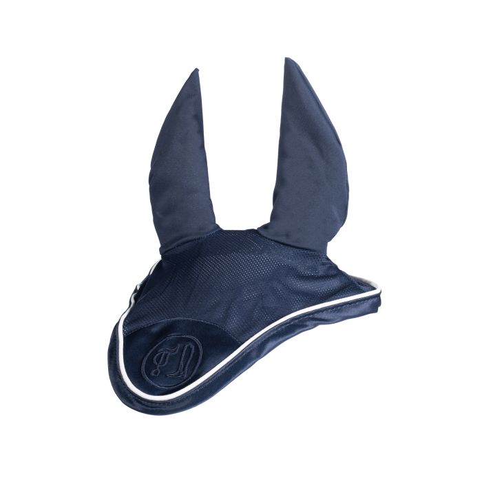 Bonnet anti-mouches pour poneys et chevaux HKM Active marine