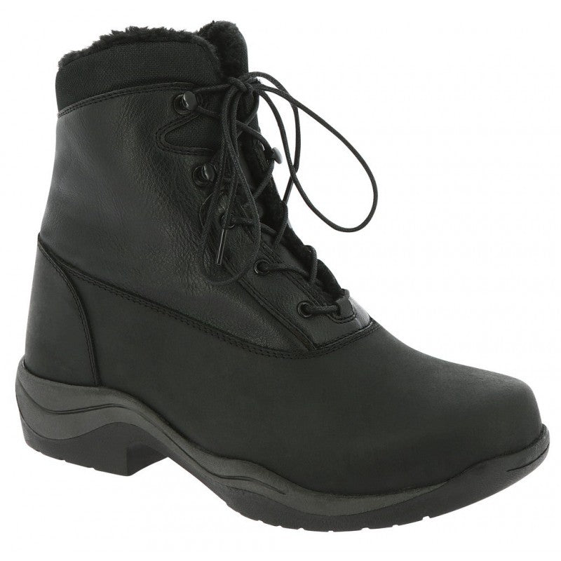 Boots d'équitation d'hiver doublées de fourrure synthétique Norton All Road noires