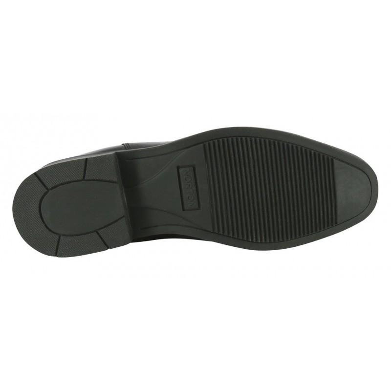 Semelle des boots d'équitation en cuir pour cavaliers Norton Jodhpur noires
