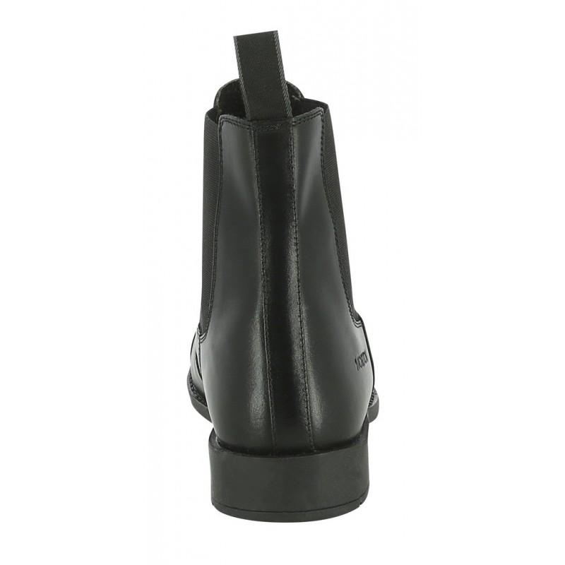 Boots d'équitation en cuir pour cavaliers Norton Jodhpur noires