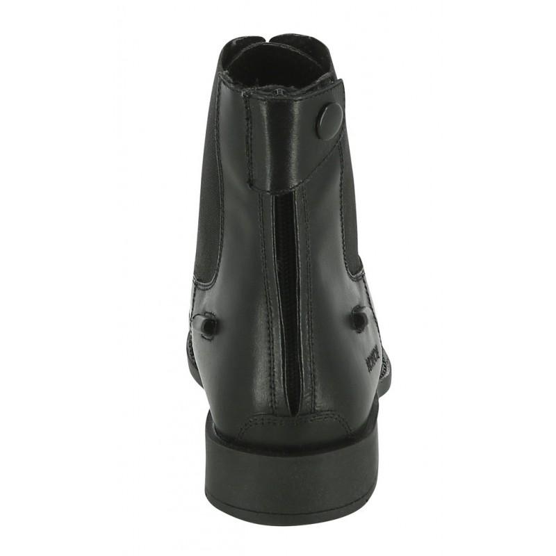 Boots d'équitation en cuir avec lacets pour cavaliers Norton noires