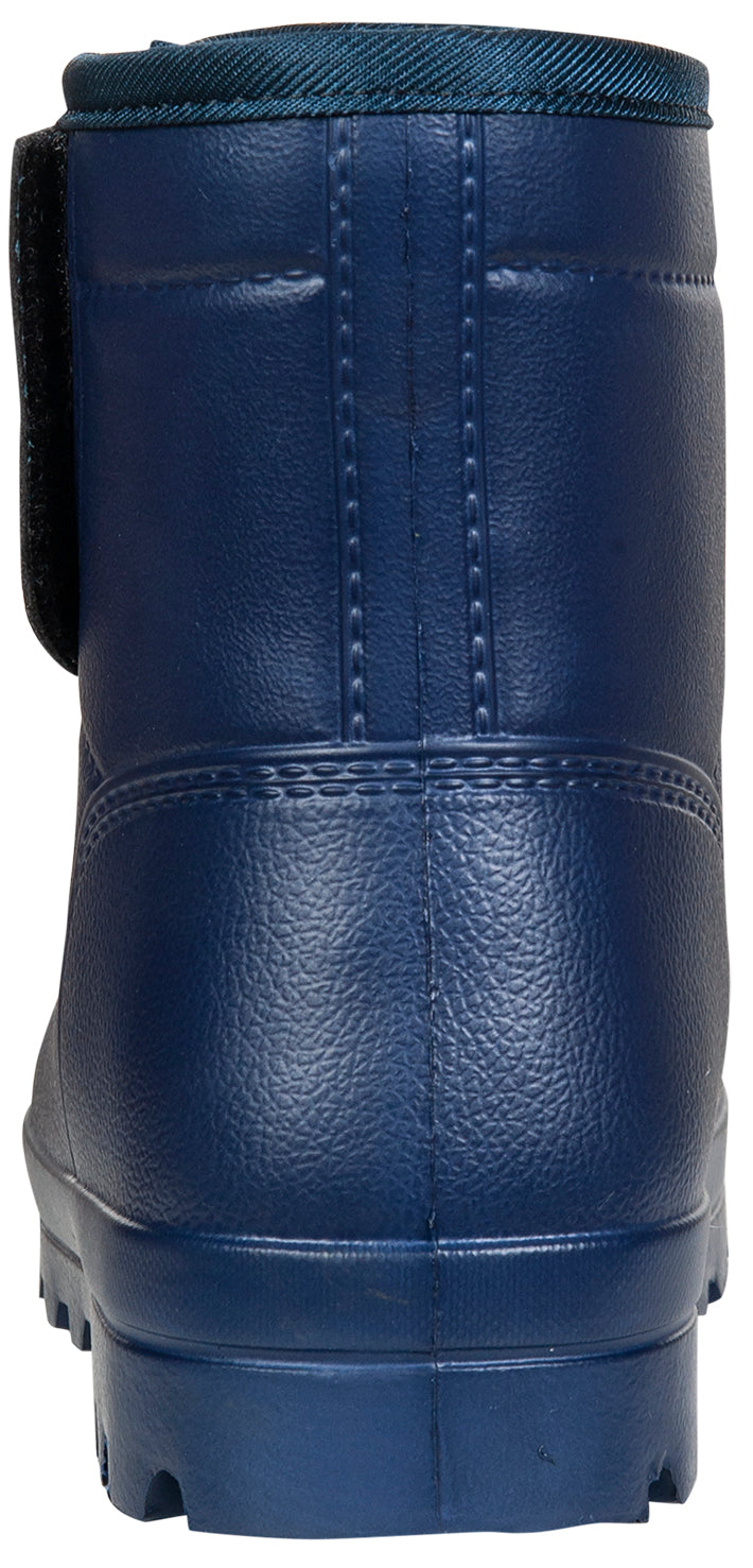 Boots fourrées imperméables pour cavalières HKM Snowflake marine vue arrière