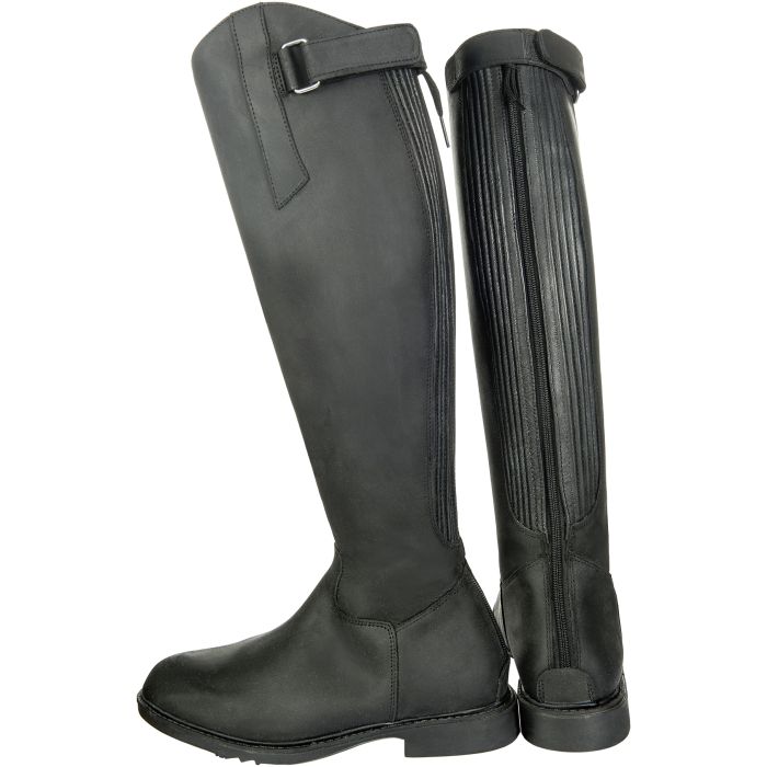 Bottes d'équitation doublées de fourrure synthétique HKM Flex Country