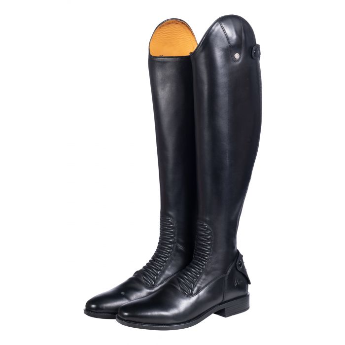Bottes d'équitation pour femme du 35 au 47.5 cms de tour de mollet HKM Killarney noir