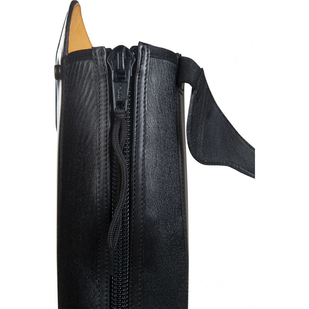 Bottes d'équitation en cuir lisse pour cavalières HKM Latinium Style