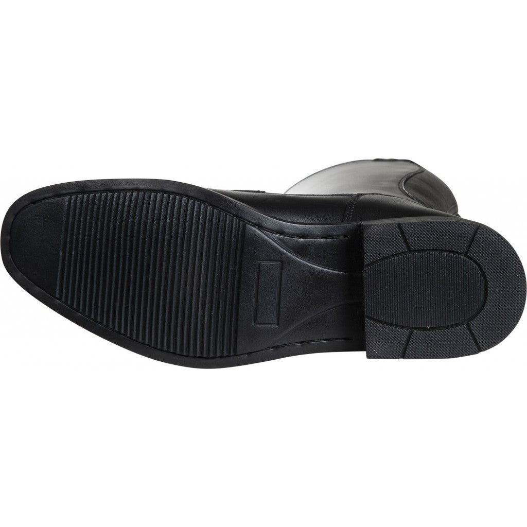 Bottes d'équitation en cuir lisse pour cavalières HKM Latinium Style semelle