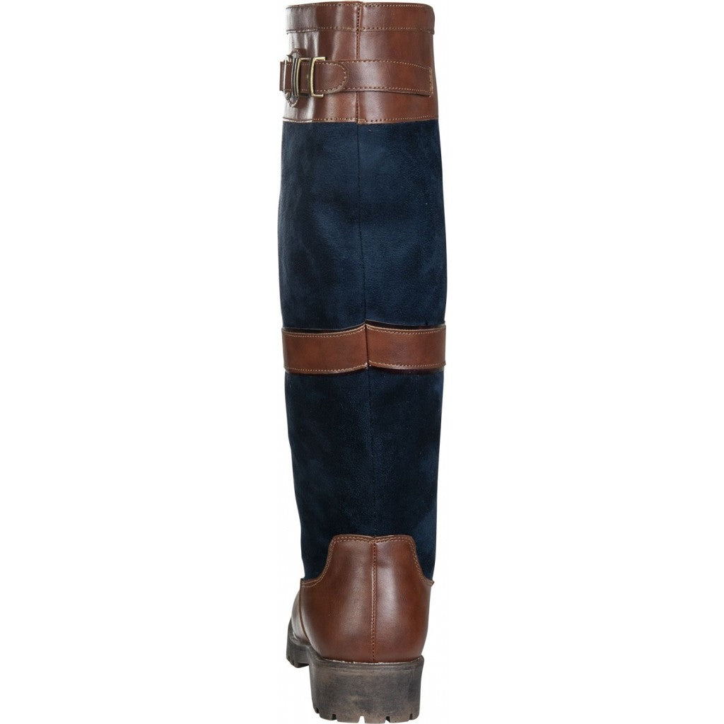 Bottes doublées mouton synthétique pour femmes HKM Meghan marron et marine