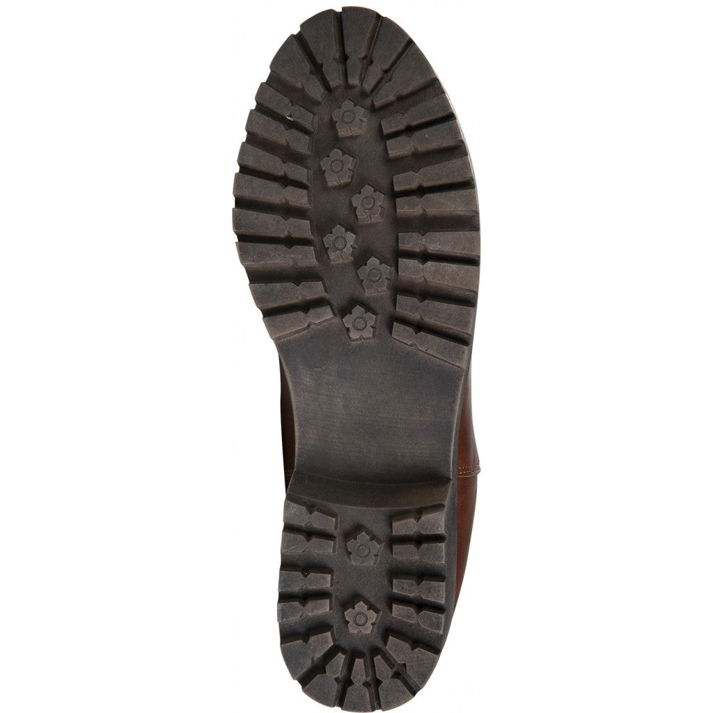 Semelle des bottes doublées mouton synthétique pour femmes HKM Meghan marron et marine