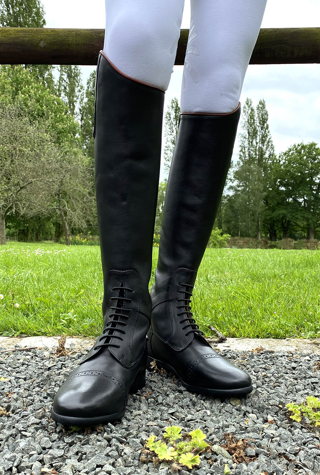 Bottes Privilège Equitation Arezzo portées de face