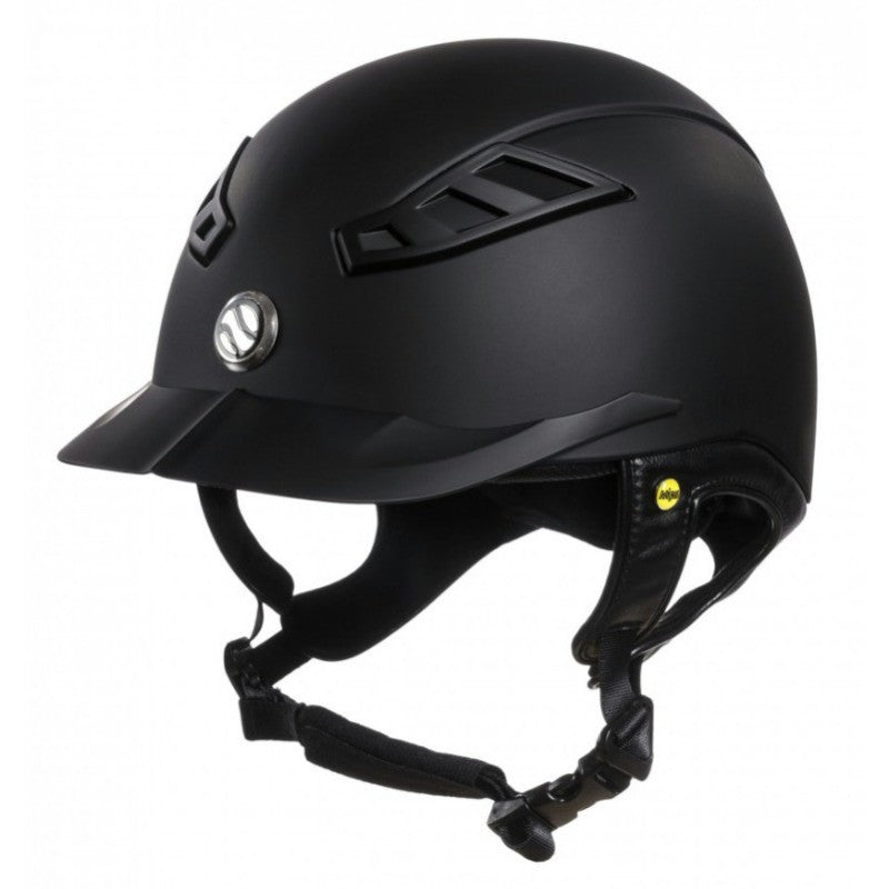 Casque d'équitation avec système MIPS Back On Track EQ3 Lynx noir