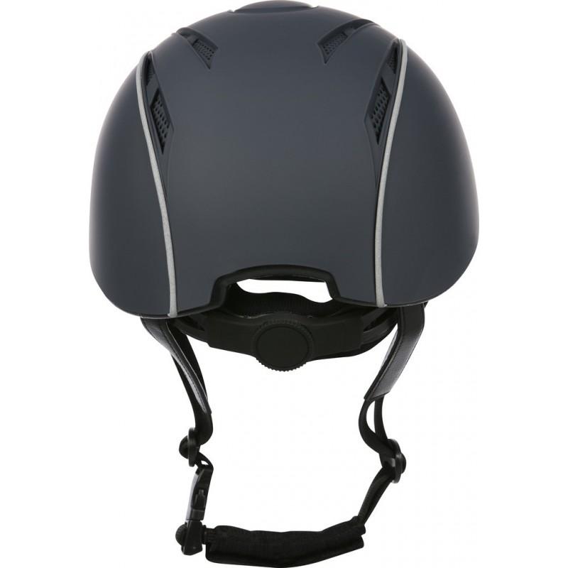 Casque d'équitation pour cavalières Equi-Thème Compet marine arrière