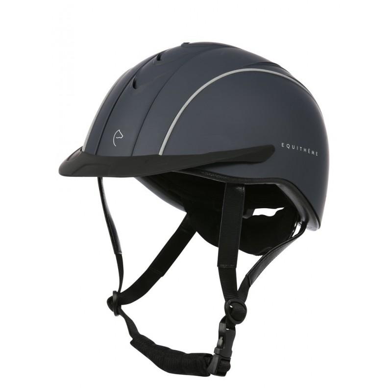 Casque d'équitation pour cavalières Equi-Thème Compet marine
