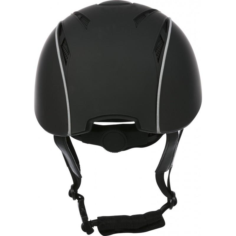 Casque d'équitation pour cavalières Equi-Thème Compet noir arrière