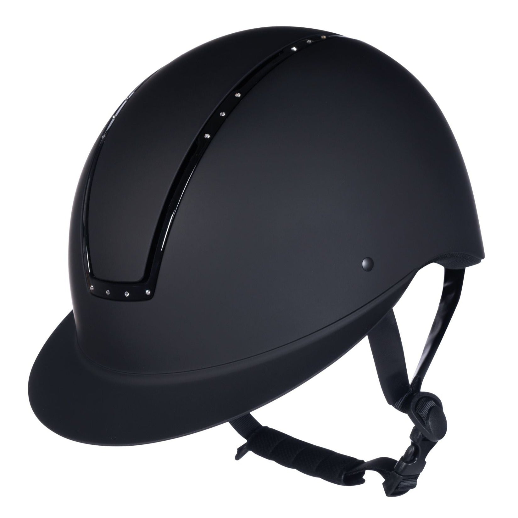 Casque d'équitation pour cavalières du 52 au 60 cms HKM Lady Shield Diamond noir