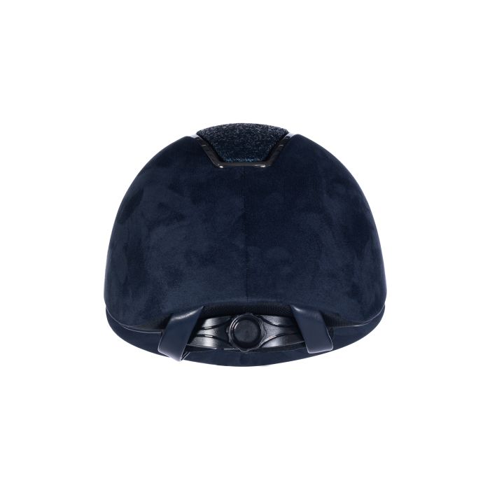 Casque d'équitation pour femmes du 52 au 60 cms HKM Lady Shield Sparkle velours marine