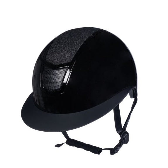 Casque d'équitation pour femmes du 53 au 61 cms HKM Shiny Diamond noir
