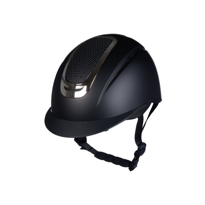 Casque d'équitation pour cavalières du 53 au 61 cms HKM Sydneu noir/argent