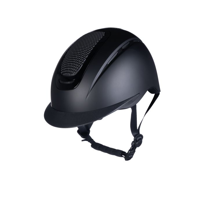 Casque d'équitation pour cavalières du 53 au 61 cms HKM Sydneu noir/noir