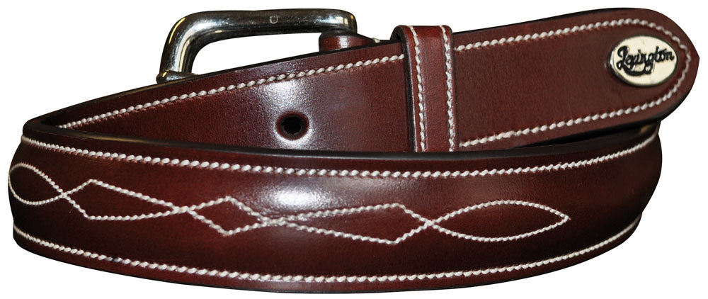 Ceinture en cuir Lexington marron