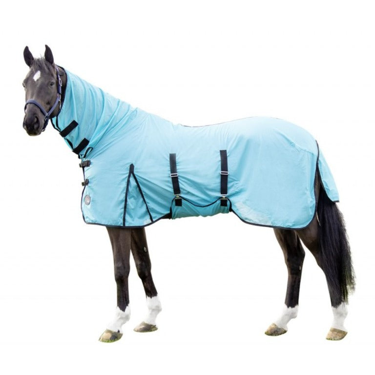 Chemise anti-mouches pour poneys et chevaux HKM Aqua