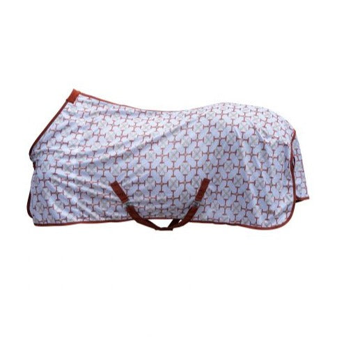 Chemise anti-mouches pour poneys et chevaux HKM vanille et orange