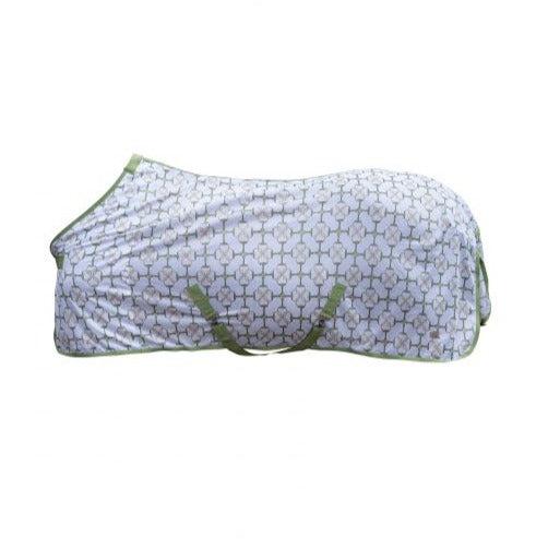 Chemise anti-mouches pour poneys et chevaux HKM vanille et vert pistache