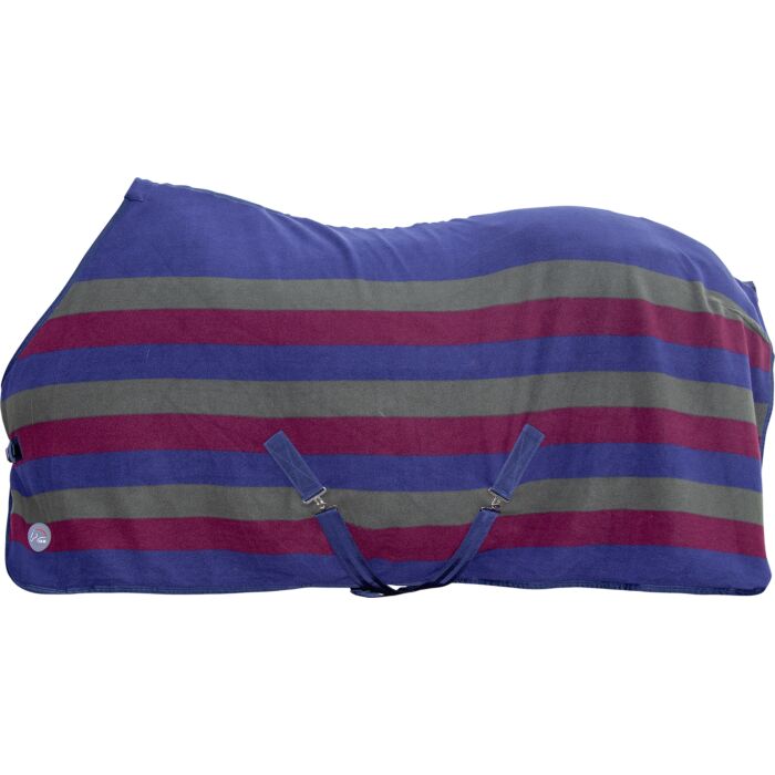 Chemise séchante polaire pour poneys et chevaux HKM Pro marine