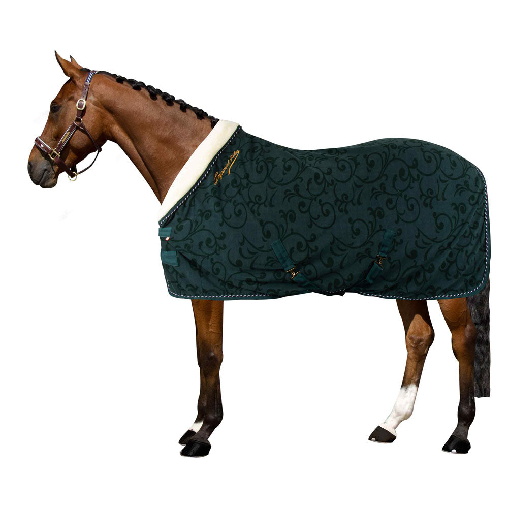 Chemise séchante polaire pour poneys et chevaux Imperial Riding Super Dry vert