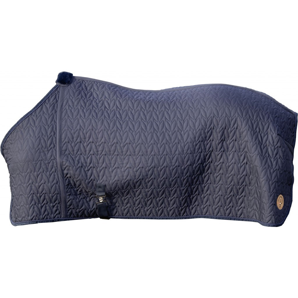 Chemise séchante doublée polaire pour poneys et chevaux HKM Natura marine