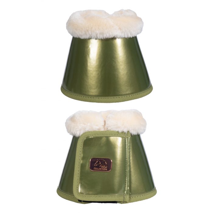 Cloches pour poneys et chevaux HKM Edinburgh vert pistache