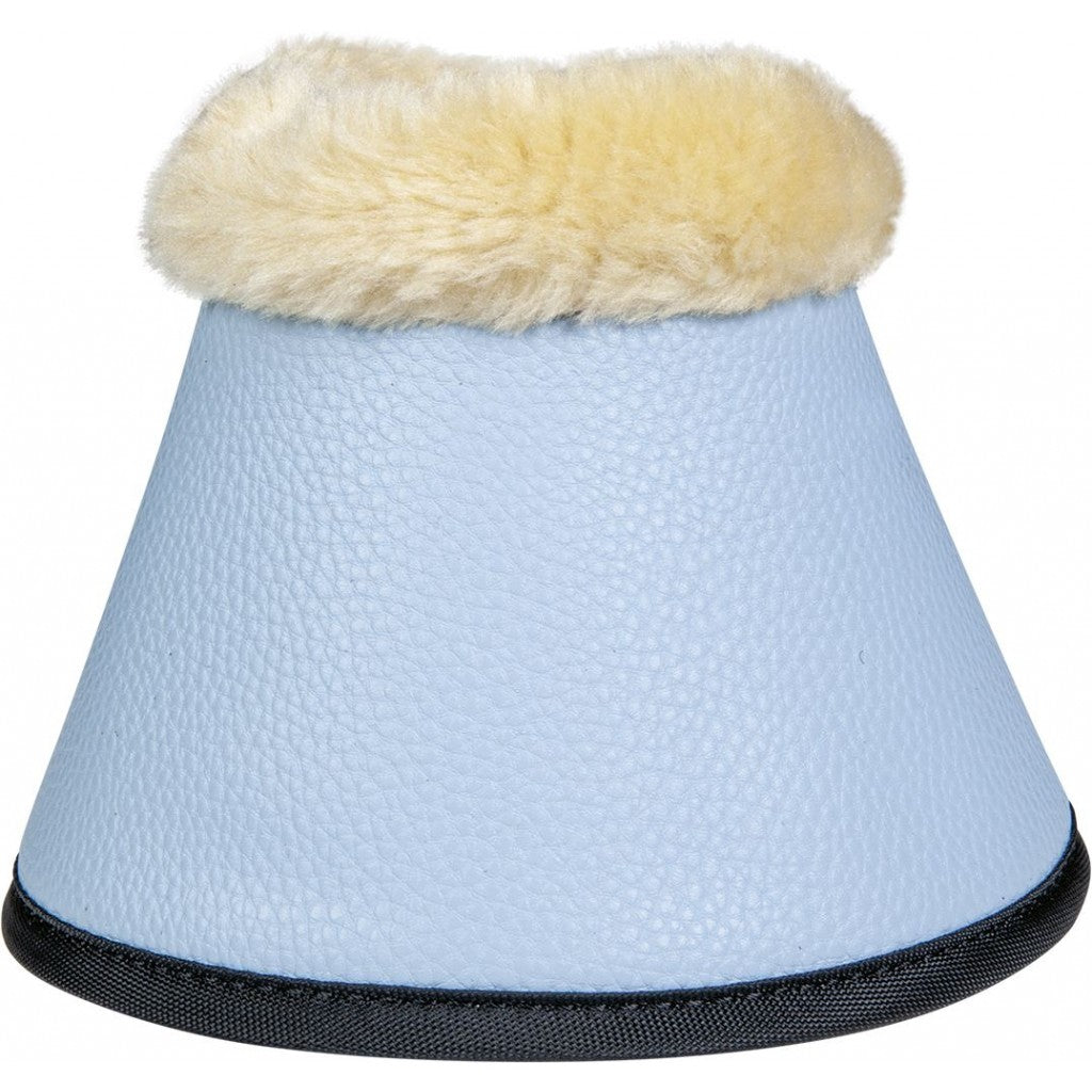 Cloches pour poneys et chevaux HKM Comfort Premium bleu ciel