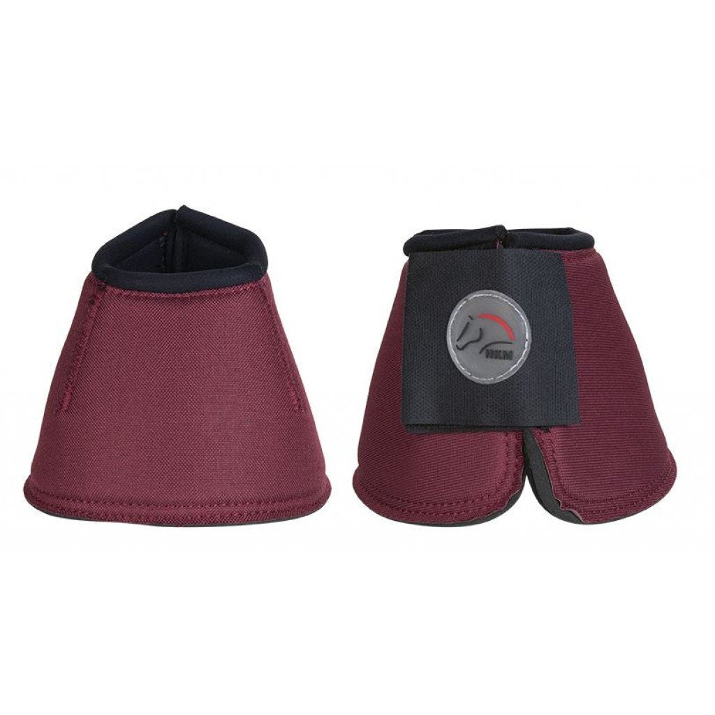 Cloches de protection pour poneys et chevaux HKM Solid bordeaux