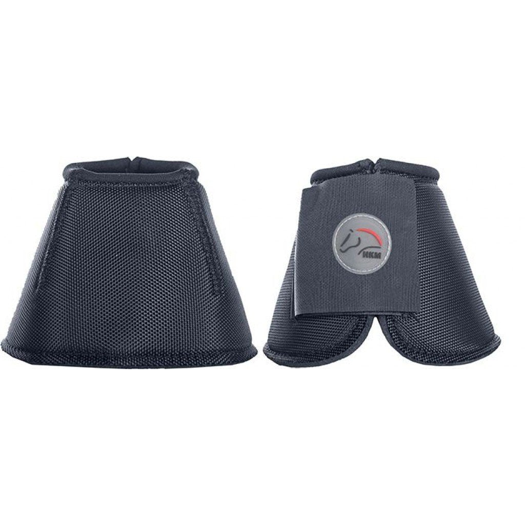 Cloches de protection pour poneys et chevaux HKM Solid noires