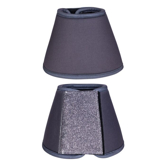 Cloches en softoprène pour poneys et chevaux HKM Berry gris