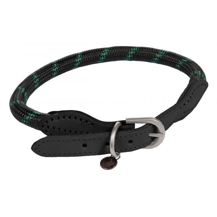 Collier pour chien HKM Anam Cara Corde noir