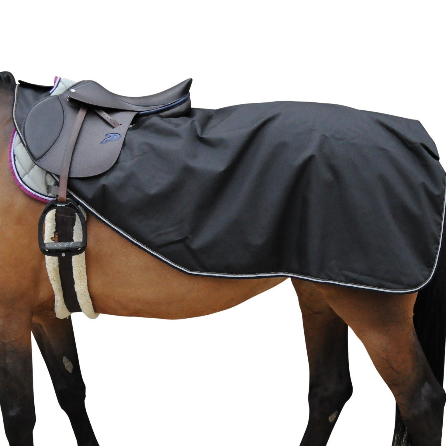 Couvre-reins imperméable et doublé polaire pour poneys et chevaux Canter